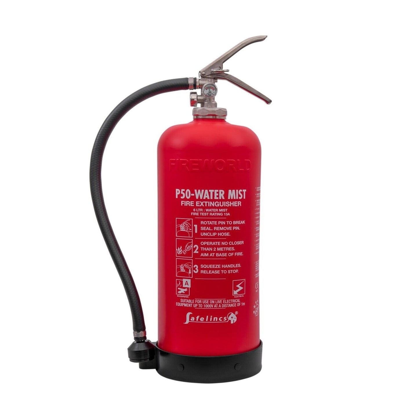P50 2Litre Water Mist Fire Extinguisher - Service Free