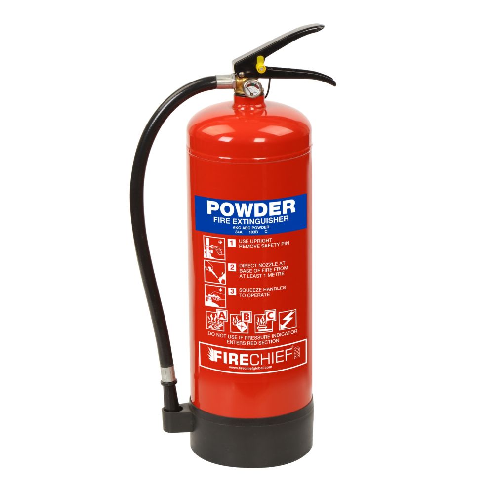 6KG Powder Fire Extinguisher - Firechief CTX