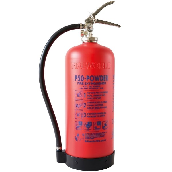 P50 Service-Free 6KG Powder Fire Extinguisher New 2026