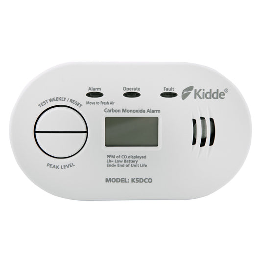 10 Year Life Carbon Monoxide Alarm with Digital Display - Kidde K5DCO